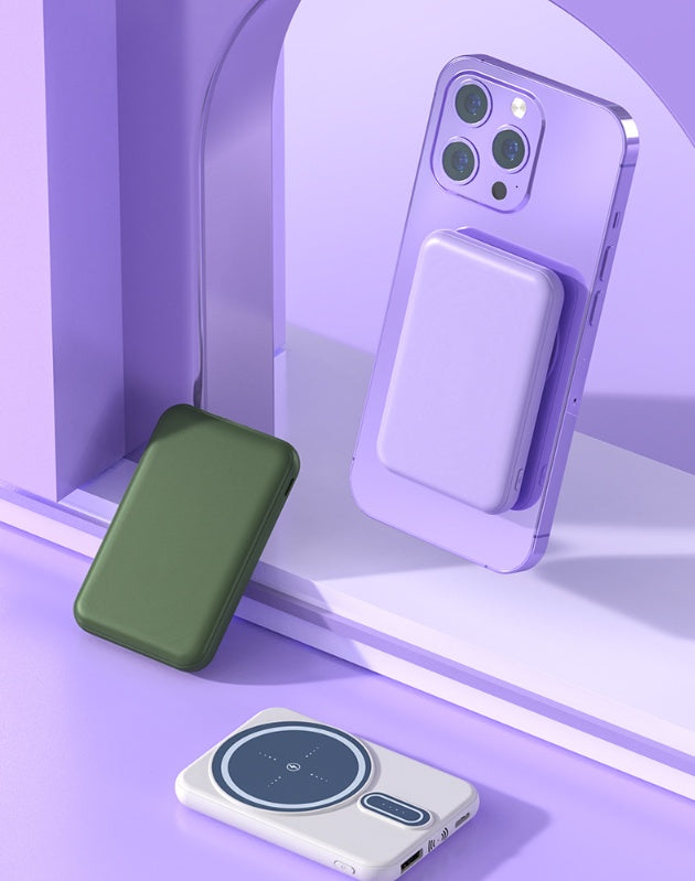 Magnetic Wireless Phone Charging Bank/Power Supply